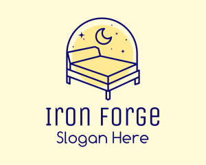 Starry Night Bed logo design