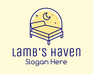 Starry Night Bed logo design