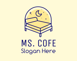 Starry Night Bed logo design