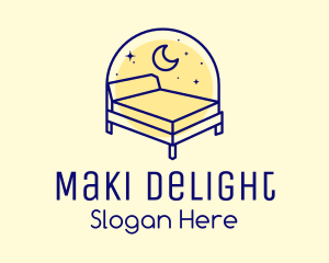 Starry Night Bed logo design