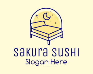 Starry Night Bed logo design