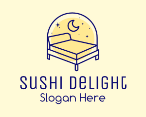 Starry Night Bed logo design