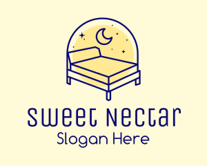 Starry Night Bed logo design