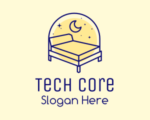 Starry Night Bed logo design