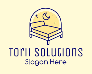 Starry Night Bed logo design