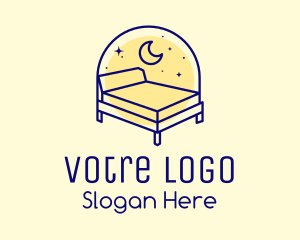 Blue - Starry Night Bed logo design