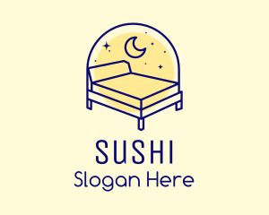 Starry Night Bed logo design