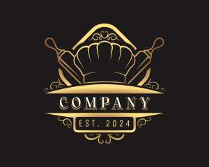 Baker - Gourmet Restaurant Chef logo design