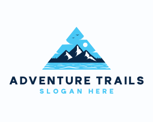 Mountain Lake Adventure logo design
