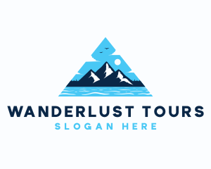 Mountain Lake Adventure logo design