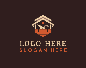 Brick Construction Masonry Logo