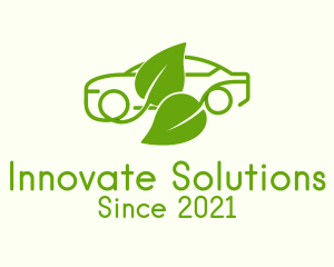 Car Dealership - Green Leaf Car logo design