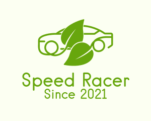 Car Service - Green Leaf Car logo design