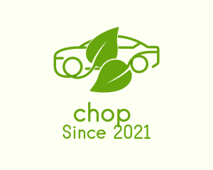 Repair Service - Green Leaf Car logo design