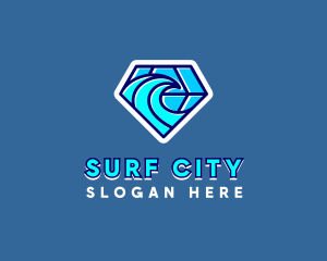 Ocean Waves Resort logo design