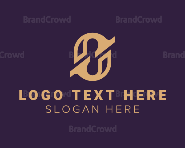 Stylish Deco Business Logo