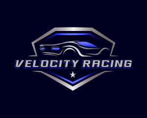 Car Auto Racing logo design