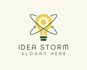 Light Bulb Science logo design