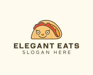 Happy Mexican Taco logo design