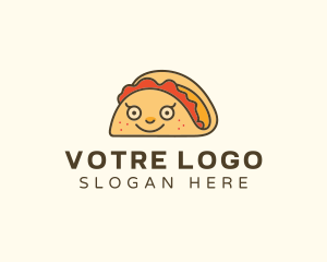 Canteen - Happy Mexican Taco logo design