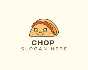 Eatery - Happy Mexican Taco logo design