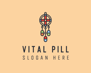 Pill - Dream Catcher Pills logo design