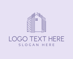 Purple - Home Renovation Construction logo design