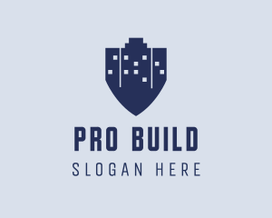 City Building Shield logo design