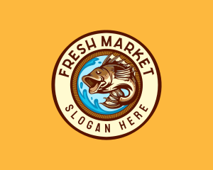 Market - Ocean Fish Market logo design
