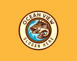 Ocean Fish Market logo design