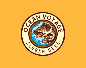 Ocean Fish Market logo design