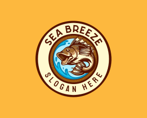 Ocean Fish Market logo design