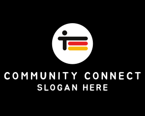 German Flag Community logo design