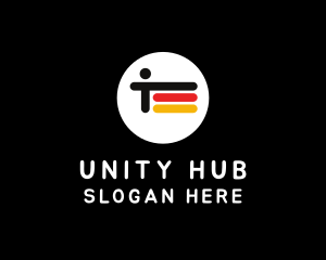 Community - German Flag Community logo design