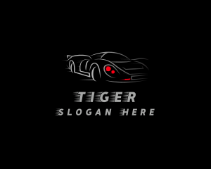 Sports Car - Sports Car Race Garage logo design