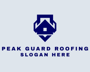 Diamond House Roof  logo design