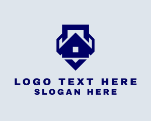 Mortgage - Diamond House Roof logo design