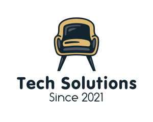 Fixtures - Modern Accent Chair logo design