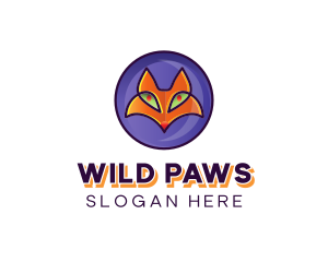 Fox Wild Animal logo design