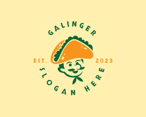 Taco - Taco Hat Man Restaurant logo design