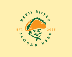 Taco Hat Man Restaurant logo design