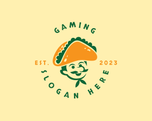 Bandana - Taco Hat Man Restaurant logo design