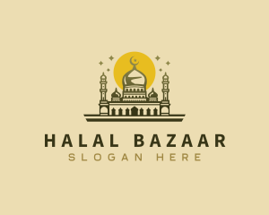 Elegant Islam Mosque logo design