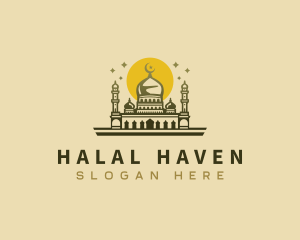 Elegant Islam Mosque logo design