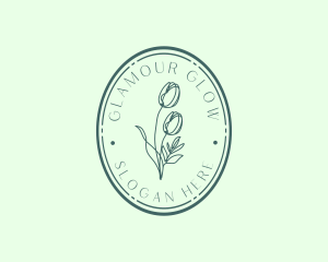 Wedding - Luxury Salon Floral Oval logo design