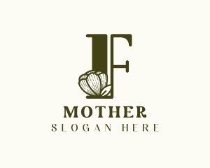 Aromatherapy - Feminine Flower Letter F logo design
