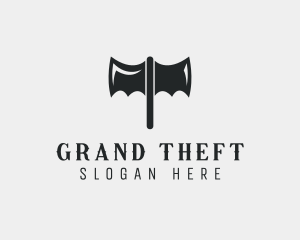 Hunting - Titan Axe Blade logo design