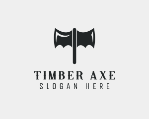 Axe Blade Weapon logo design