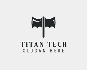 Titan - Titan Axe Blade logo design