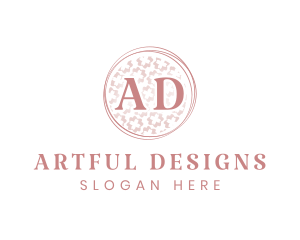 Feminine Floral Fashion Boutique logo design